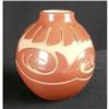 Image 1 : Red Santa Clara Carved Pot