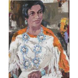 John Franklin, Oil on Board