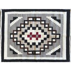 Navajo Weaving, Two Red Cross