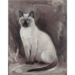 Ila Mae McAfee, Oil on Board