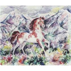 Ila Mae McAfee, Watercolor