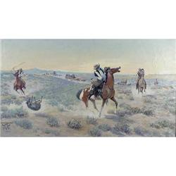 Benjamin D. Titsworth. Oil on Canvas