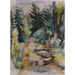 John E. Thompson, Watercolor