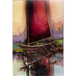 Lawrence Harris, Oil on Board