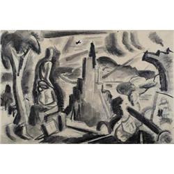 Boardman Robinson, Ink Wash