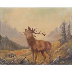 Illegible, Oil on Canvas