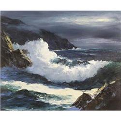 Illegible, Oil on Canvas