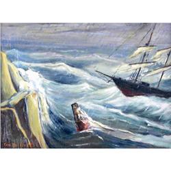 George V. Bartlett, Oil on Board