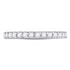 Image 2 : Round Diamond Wedding Machine-Set Band 1/2 Cttw 14KT White Gold