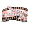 Image 2 : Round Brown Diamond Crossover Fashion Ring 1-1/4 Cttw 14KT Rose Gold