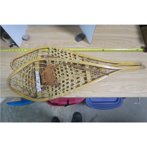 Vintage Snowshoes 12 X 42 Made in Canada