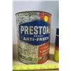 Image 2 : 3 Tins 1 Prestone Anti-Freeze 2 Multi-purpose Tins