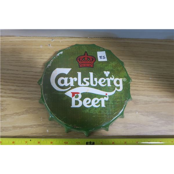 7 1/2" Carlsberg Beer Cap