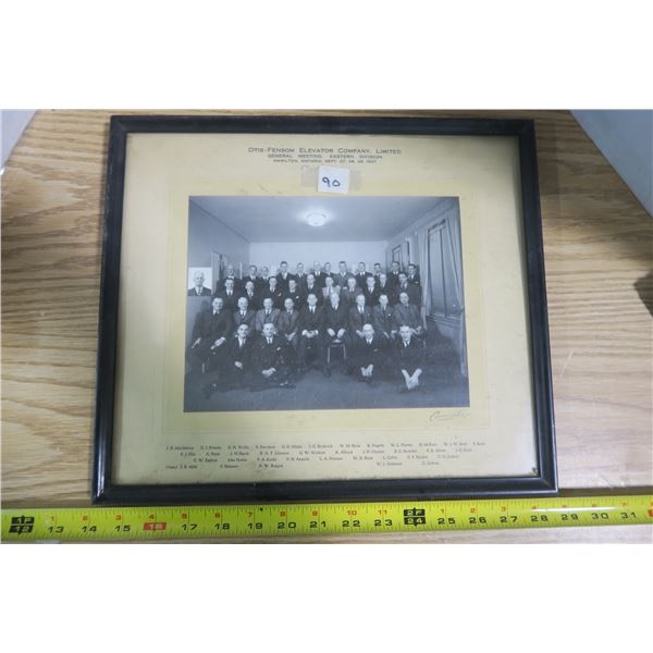 1937 Otis-Fensom Elevator Company General Meeting Picture 14.5 X 12.5