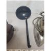 Image 4 : Bakelite light, ladle, electric iron