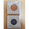 Image 2 : Lot of 2:  2000 Canada Post Medallion, Canada Ration Meat Token/