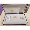 Image 1 : 2001 The 150th Ann. Of Canada Postage Stamp set:  Proof 3¢ St S gold-plated coin, stamp & plate repl