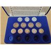 Image 2 : USA WWII 12 coin set:  1¢ x4, 5¢ x3, 10¢ (Silver) x 5, COA