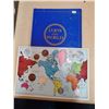 Image 1 : Lot of 2 Foreign Coin cards:  Coins of the World & Coin 'Map'