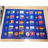 Image 2 : Lot of 2 Foreign Coin cards:  Coins of the World & Coin 'Map'