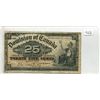 Image 1 : 1900 Dominion of Canada 25¢ Shin Plaster, Courtney