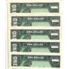 Image 2 : Lot of 6 AU+ Canada 1867-1967 $1 bills, Beattie/Rasminsky