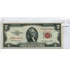 Image 1 : 1953 USA Red Seal VF+ $2 bill, Priest/Humphrey, A 39623589 A