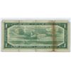 Image 2 : 1954 $1.00 bill 2 digit A/Y 1444444
