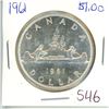 Image 1 : 1961 Canadian $1.00