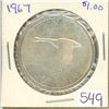 Image 1 : 1967 Canadian $1.00