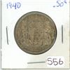 Image 1 : 1940 Canadian 50¢ piece