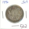 Image 1 : 1946 Canadian 50¢ piece