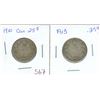 Image 1 : 1910 & 1913 25¢