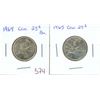 Image 1 : 1964 & 1965 25¢