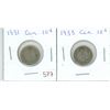 Image 1 : 1931 & 1933 10¢