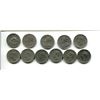 Image 2 : Lot of 11 Canadian nickels 1922, 1927, 29, 33, 38, 39, 42, 44, 48, 49, 51