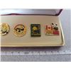 Image 3 : Beautiful set of 6 panda pins in red case
