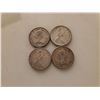Image 2 : 4 silver Canadian quarters