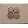 Image 2 : 4 silver Canadian quarters
