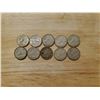 Image 1 : Lot of 10 silver Canadian dimes