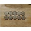 Image 2 : Lot of 10 silver Canadian dimes