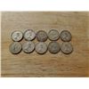 Image 2 : Lot of 10 silver Canadian dimes