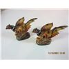 Image 2 : Pair of chalkware pheasants (Japan) - one has repair