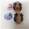 Image 3 : 4 NHL Hockey Pins Nordiques, Capitals, Flyers, and Hurricanes
