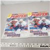 Image 1 : 2 - Be a Player Hockey Card Magazine with Cards Attached inside