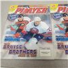 Image 2 : 2 - Be a Player Hockey Card Magazine with Cards Attached inside