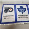 Image 2 : Four Molson NHL Stanley Cup Banners Leafs, Oilers, Flyers, and Islanders