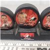 Image 3 : McDonalds Team Canada Puck Set with Stand 2002 Olympics Nice Set