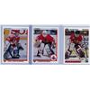 Image 1 : Lot of 3 Rookie Cards 1990-91 Ed Belfour #55 and Felix Potvin #458 and 1991-92 Dominek Hasek