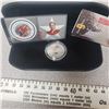 Image 2 : Bobby Hull 2001 Canada Post Stamp and Coin Mint Set w/Case